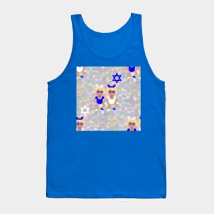 bunny ears hanukkah emoji Tank Top